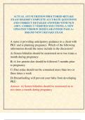ACTUAL ATI NUTRITION PROCTORED RETAKE EXAM 2024&sol;2025 COMPLETE ACCURATE QUESTIONS AND CORRECT DETAILED ANSWERS WITH NGN &lpar;100&percnt; CORRECT VERIFIED SOLUTIONS&rpar; A NEW UPDATED VERSION 2025&vert;GUARANTEED PASS A&plus; &lpar;BRAND NEW&excl;&rpar; RETAKE EXAM