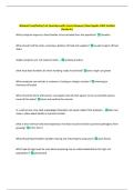 Walmart Food&sol;Safety Test Questions with Correct Answers&vert; New Update 100&percnt; Verified  &lpar;Grade A&plus;&rpar; 
