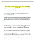 Walmart Hiring Assessment Test - Questions with Correct Answers&vert; New Update 100&percnt;  Verified &lpar;Grade A&plus;&rpar; 
