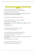 Walmart assessment Exam Questions with Correct Answers&vert; New Update 100&percnt; Verified  &lpar;Grade A&plus;&rpar; 
