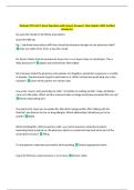 Walmart PTU Unit 2 Exam Questions with Correct Answers&vert; New Update 100&percnt; Verified  &lpar;Grade A&plus;&rpar; 