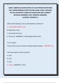 AAERT Certification Exam 2025&sol;2026 &ndash; Complete Questions with Verified Correct Answers &lpar;Graded A&plus;&rpar;