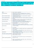 JSO Exam &vert;2025-2026 UPDATE &vert;ACTUAL EXAM QUESTIONS  AND VERIFIED ANSWERS&sol;ACCURATE SOLUTIONS &vert;GET IT  100&percnt; CORRECT&excl;&excl; ALREADY GRADED A&plus; 