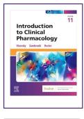 Introduction to Clinical Pharmacology&comma; Visovsky 11th Edition &ndash; Chapter-by-Chapter Test Bank & Study Guide with NCLEX-Style Practice Questions