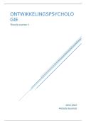 samenvatting  ontwikkelingspsychologie