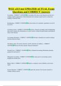 WGU c213 test UPDATED ACTUAL Exam  Questions and CORRECT Answers 