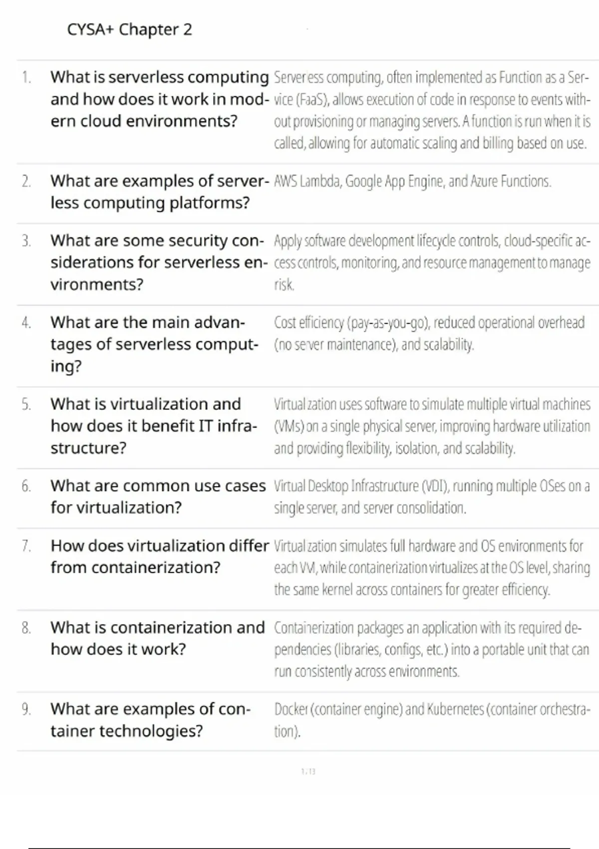 CYSA+ Chapter 2 Study Guide – Threat Management and Cybersecurity ...