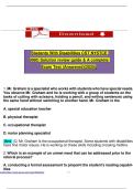 Students With Disabilities CST NYSTCE &lpar;060&rpar; Solution review guide & A complete Exam Test &lpar;Answered&rpar;&lpar;2025&rpar;&period;