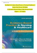 Test Bank For Evidence-Based Practice in Nursing & Healthcare&colon; A Guide to Best Practice Fifth&comma; North American Edition by Bernadette Mazurek Melnyk &vert;&vert;ISBN&colon;9781975185725