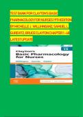 Test Bank- Clayton&rsquo;s Basic Pharmacology for Nurses&comma; 19th Edition &lpar; Author &colon; Bruce D&period; Clayton&comma; 2025&rpar;&comma; All Chapters &vert;&vert; Latest Edition