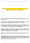ENROLLED AGENT 2025 PART 1 EXAM QUESTIONS AND ANSWERS GRADED A&plus; 100&percnt; VERIFIED&period;