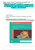 Test Bank - Leifers Introduction to Maternity and Pediatric Nursing in Canada&comma; 1st Edition &lpar;Keenan-Lindsay&comma; 2025&rpar;&comma;Chapter 1-33&vert;&vert; All chapters