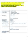 AZ POST Waiver Test Bank Exam &vert;2025-2026 UPDATE  &vert;ACTUAL EXAM QUESTIONS AND VERIFIED  ANSWERS&sol;ACCURATE SOLUTIONS &vert;GET IT 100&percnt;  CORRECT&excl;&excl; ALREADY GRADED A&plus;