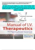Test Bank - Phillips&rsquo;s Manual of I&period;V&period; Therapeutics&semi; Evidence-Based Practice for Infusion Therapy 8th Edition &lpar;Lisa Gorski &comma; 2024&rpar; &comma;Latest Edition&vert;&vert; All Chapters