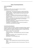 Paper 3 A-Level Psychology Edexcel notes