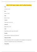 BOAT ED Study Guide with Verified Solutions