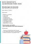 NCOI oefentoets Zij-instroom PABO 2025 - 135 vragen en antwoorden ALLE gangbare onderwerpen &plus; leerdoelen &plus; veelgemaakte fouten tentamen - Nieuw 2025