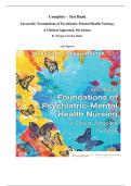 Complete &ndash; Test Bank Varcarolis' Foundations of Psychiatric-Mental Health Nursing&colon;  A Clinical Approach&comma; 9th Edition&period; By Margaret Jordan Halter &lpar;All Chapters&rpar;