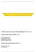  ENROLLED AGENT EXAM QUESTIONS AND ANSWERS GRADED A&plus; 100&percnt; GUARANTEED SUCCESS 2025