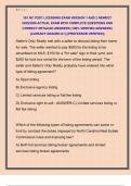 301 NC POST LICENSING EXAM VERSION 1 AND 2 NEWEST  2025&sol;2026 ACTUAL EXAM WITH COMPLETE QUESTIONS AND  CORRECT DETAILED ANSWERS &lpar;100&percnt; VERIFIED ANSWERS&rpar;  &vert;ALREADY GRADED A&plus;&vert; &vert;&vert;PROFESSOR VERIFIED&vert;&vert; 