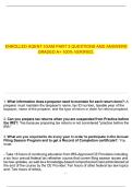 ENROLLED AGENT EXAM PART 3 QUESTIONS AND ANSWERS GRADED A&plus; 100&percnt; VERIFIED&period;