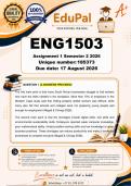 ENG1503 Assignment 1 &lpar;COMPLETE ANSWERS&rpar; Semester 2 2026 - DUE 17 August 2026