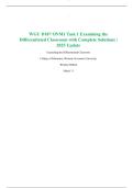 WGU D187 ONM1 Task 1 Examining the Differentiated Classroom with Complete Solutions &vert; 2025 Update