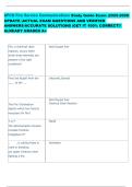 APCO Fire Service Communications Study Guide Exam &vert;2025-2026  UPDATE &vert;ACTUAL EXAM QUESTIONS AND VERIFIED  ANSWERS&sol;ACCURATE SOLUTIONS &vert;GET IT 100&percnt; CORRECT&excl;&excl;  ALREADY GRADED A&plus;
