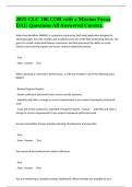 2025 CLC 106 COR with a Mission Focus DAU Questions All Answered Correct&period;