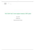 WGU D187 Task 2 with Complete Solutions &vert; 2025 Update
