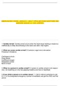  AMERICAN RED CROSS - MODULE 2 - ADULT CPR & AED EXAM QUESTIONS AND ANSWERS GRADED A&plus; 100&percnt; VERIFIED&period;