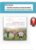 Test bank Essentials Of Pediatric Nursing 4th Edition Author&colon;Theresa Kyle&comma; Susan Carmen&comma; All Chapters 1 - 29&comma; Complete With Questions And Detailed Answers Latest Version&period;