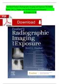Test Bank &ndash;Fauber&rsquo;s Radiographic Imaging And Exposure 7th Edition Author&colon;Terri L&period; Fauber With Verified Questions & Answers All Chapters&lbrace;1-10&rcub; 100&percnt; Complete A&plus; Grade Latest Edition