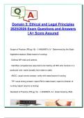 PMHNP Legal & Ethical Exam 2025&sol;2026 &ndash; 80&plus; Verified Questions & Answers &vert; Confidentiality&comma; Consent&comma; Tarasoff&comma; Scope of Practice&comma; Court Cases & More