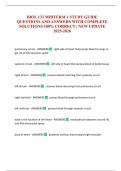BIOL 133 MIDTERM 1 STUDY GUIDE QUESTIONS AND ANSWERS WITH COMPLETE SOLUTIONS 100&percnt; CORRECT &vert; NEW UPDATE 2025-2026