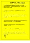 CETA EXAM QUESTIONS AND ANSWERS 2025
