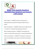 MDWF 3030 Jeopardy Questions 2025&sol;2026 &ndash; 100&percnt; Correct Q&A &vert; Labor Complications&comma; Twin Types&comma; Delivery Maneuvers&comma; Infections & Neonatal Conditions