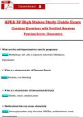 APEA 3P High Stakes Study Guide Exam &ndash; Verified Questions & Answers with Passing Score Guarantee
