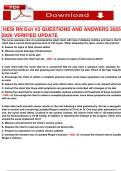 &lpar; V1&comma;V2&comma;V3&comma;V4&comma;V5&comma;V6&dollar;V7&rpar; HESI RN EXIT EXAM   QUESTIONS AND ANSWERS &lpar;each exam with 160 questions and answers&rpar;&lpar;20252026 update&rpar;