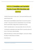 S-12 S-13 Standpipe and Sprinkler Practice Exam 2026 Questions and Answers