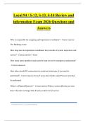 FDNY Sprinkler Standpipe System s-12 s-13 Bundled Exams 2026 Questions and Answers 100&percnt; Pass Guaranteed