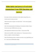 Idaho real estate Bundled Exam 2026 Questions and Answers 100&percnt; Pass Guaranteed 