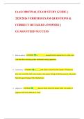 IAAO 300 FINAL EXAM STUDY GUIDE &vert;&vert;  2025&sol;2026 VERIFIED EXAM QUESTIONS &  CORRECT DETAILED ANSWERS &vert;&vert;  GUARANTEED SUCCESS 
