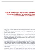 108926&colon; NS&period;M07&period;5741 WE&colon; Prevent Accidental Ignition And Recognize And React To Generic Abnormal Operating Conditions With Correct Answers