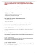 NUR 3112 - EXAM ONE - PRACTICE QUESTIONS COMPREHENSIVE EXAM QUESTIONS WITH DETAILED VERIFIED AND 100&percnt; ACCURATE ANSWERS BRAND NEW EXAM ALREADY GRADED A&plus;