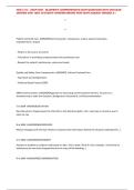NUR 3112 - EXAM ONE - BLUEPRINT COMPREHENSIVE EXAM QUESTIONS WITH DETAILED VERIFIED AND 100&percnt; ACCURATE ANSWERS BRAND NEW EXAM ALREADY GRADED A&plus;