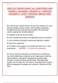2025 SLP Praxis Exam Study Guide &ndash; Verified Questions & Answers &vert; Speech-Language Pathology Certification Prep