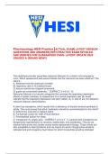 Pharmacology HESI Practice Bundle