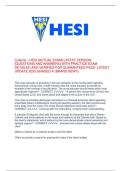 Cultural &ndash; HESI -ACTUAL EXAM- LATEST VERSION -QUESTIONS AND ANSWERS- WITH PRACTICE EXAM&sol;&sol;Cultural &ndash; HESI -ACTUAL EXAM- LATEST VERSION -QUESTIONS AND ANSWERS- WITH PRACTICE EXAM