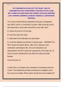 PN FUNDAMENTALS HESI EXIT TEST BANK &sol; HESI PN  FUNDAMENTALS EXIT EXAM NEWEST 2025&sol;2026 ACTUAL EXAM  WITH COMPLETE QUESTIONS AND CORRECT DETAILED ANSWERS  &lpar;100&percnt; VERIFIED ANSWERS&rpar; &vert;ALREADY GRADED A&plus;&vert; &vert;&vert;PROFESSOR  VERIFIED&vert;&vert; 